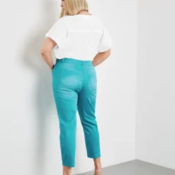 SAMOON Dames 7/8-jeans Betty Jeans Cyan-46 -Pantalonix Verkoopwinkel 923x1200 286