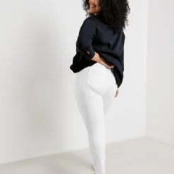 SAMOON Dames 5-pocket-jeans Betty Jeans White-42 11 SAMOON Dames 5-pocket-jeans Betty Jeans White-42 -Pantalonix Verkoopwinkel 923x1200 313