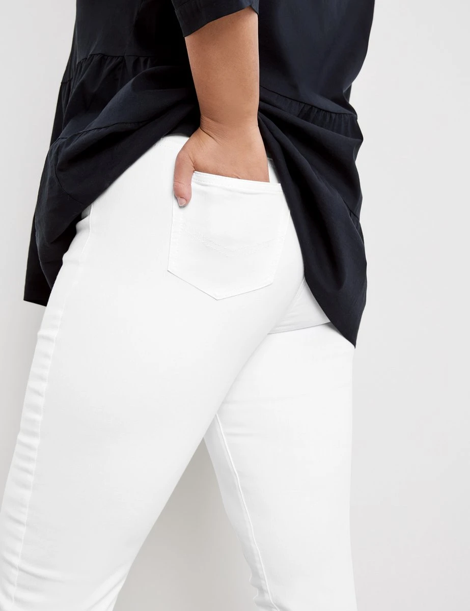 SAMOON Dames 5-pocket-jeans Betty Jeans White-42 8 SAMOON Dames 5-pocket-jeans Betty Jeans White-42 - Afbeelding 6