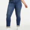 SAMOON Dames 5-pocket Jeans In 7/8 Lengte Betty Jeans Dunkelblau Denim-48 -Pantalonix Verkoopwinkel 923x1200 340