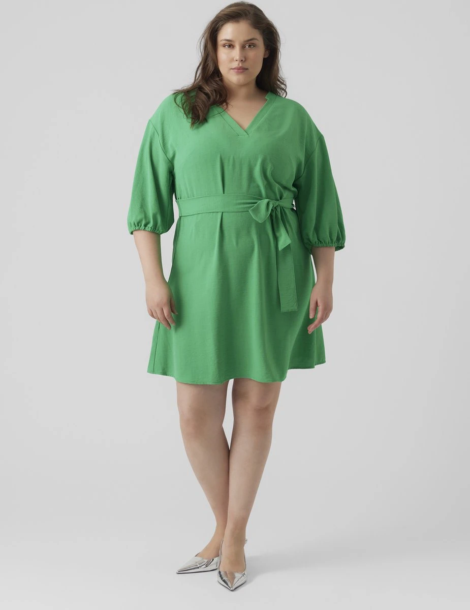 VERO MODA VMPYE 3/4 ABK DRESS WVN BTQ GA CUR Dames Jurk - Maat 50 8 VERO MODA VMPYE 3/4 ABK DRESS WVN BTQ GA CUR Dames Jurk - Maat 50 - Afbeelding 6