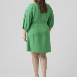 VERO MODA VMPYE 3/4 ABK DRESS WVN BTQ GA CUR Dames Jurk - Maat 54 -Pantalonix Verkoopwinkel 927x1200