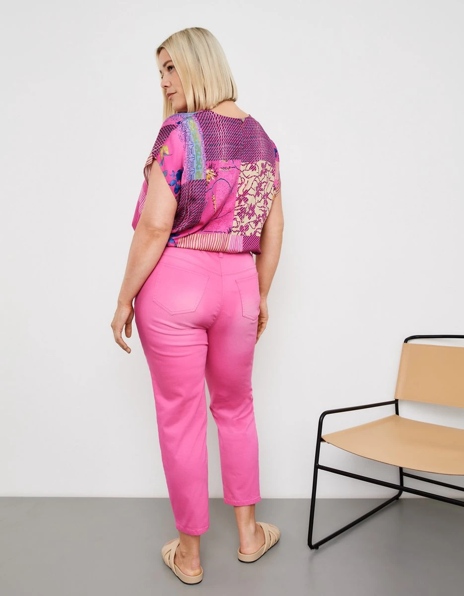 SAMOON Dames 7/8-jeans Betty Jeans Light Magenta-46 8 SAMOON Dames 7/8-jeans Betty Jeans Light Magenta-46 - Afbeelding 6