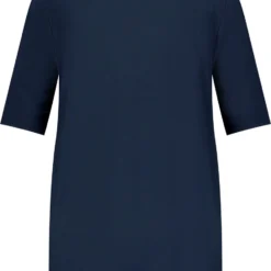 SAMOON Dames Shirt Met Halflange Mouwen Mood Blue Gemustert-52 -Pantalonix Verkoopwinkel 937x1200