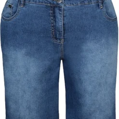 Zhenzi Step Fit Denim Capri 48