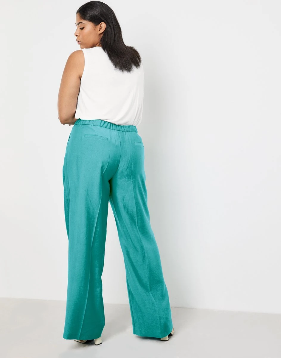 SAMOON Dames Broek Carlotta Dark Atmosphere-50 6 SAMOON Dames Broek Carlotta Dark Atmosphere-50 - Afbeelding 4