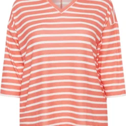 Fransa Plus Size Selection FPZIA TEE 1 Dames T-shirt - Maat 46/48