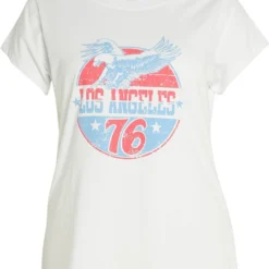 Paprika T-shirt Met 'Los Angeles' Print -Pantalonix Verkoopwinkel 945x1200 5