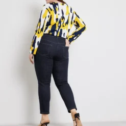 SAMOON Dames 7/8-jeans Sandy Raw Blue Denim-50 -Pantalonix Verkoopwinkel 946x1200 2