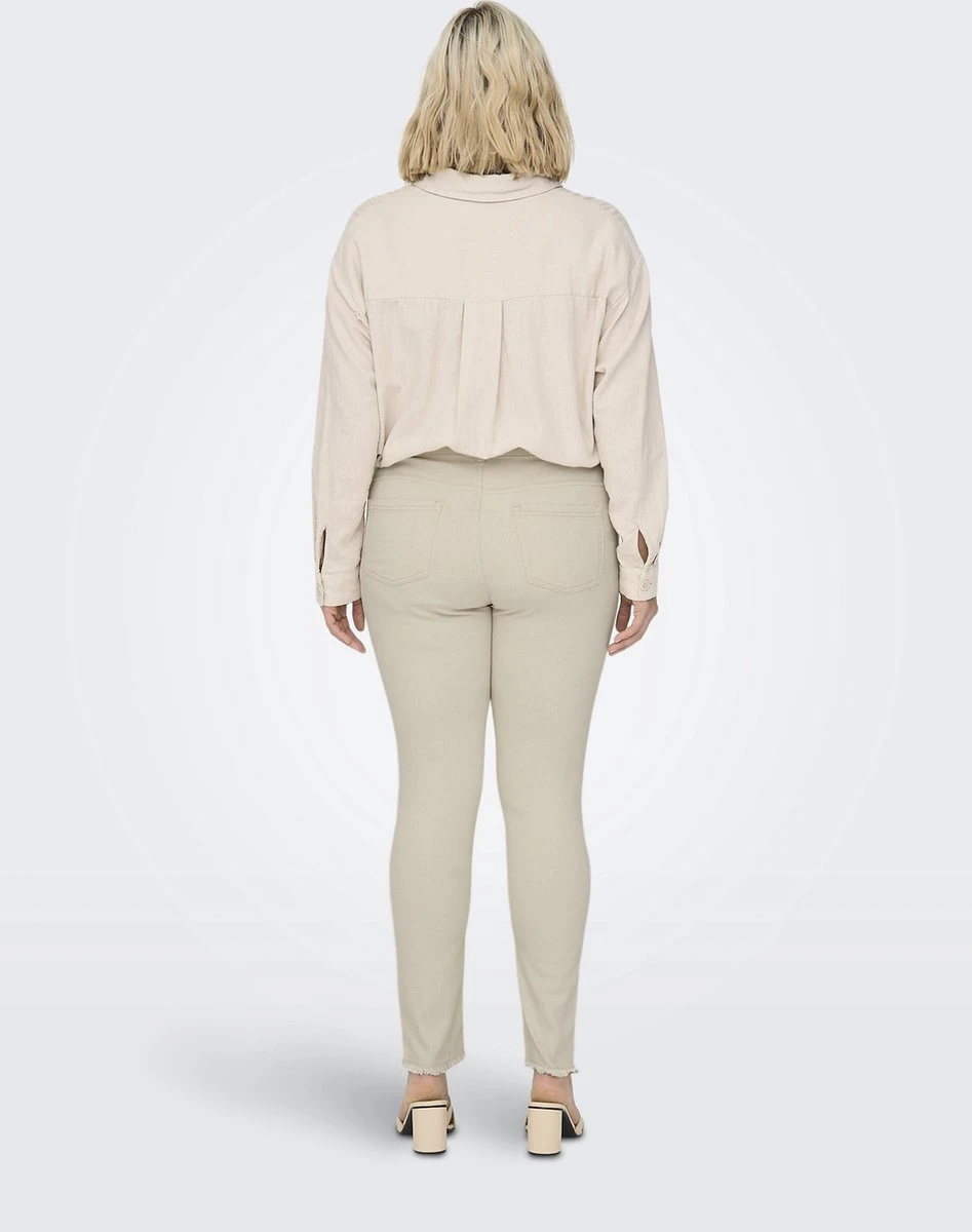 ONLY CARMAKOMA CARWILLY REG ANK RAW SK DNM DOT019 NOOS Dames Jeans - Maat 42 X L34 6 ONLY CARMAKOMA CARWILLY REG ANK RAW SK DNM DOT019 NOOS Dames Jeans - Maat 42 X L34 - Afbeelding 4