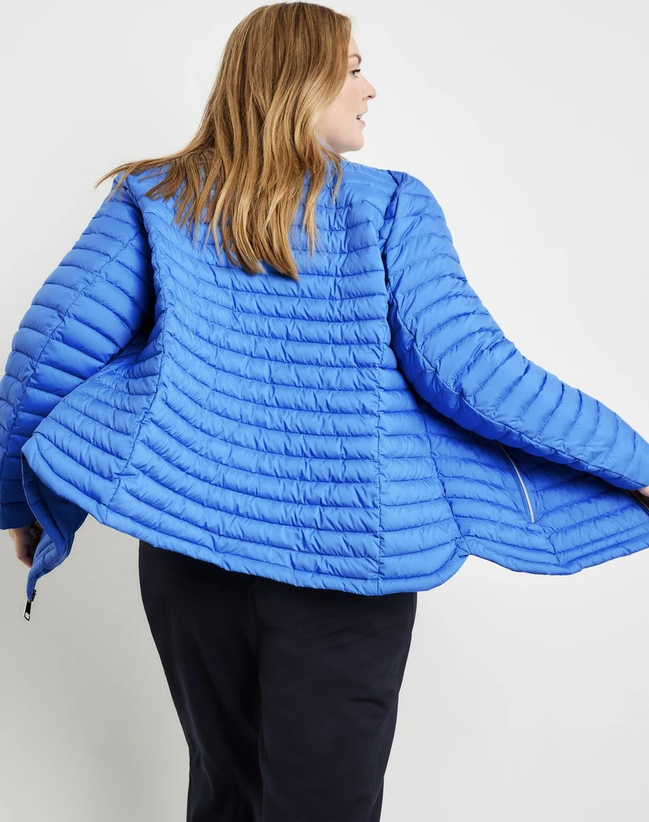 SAMOON Dames Jas Blue Bonnet-44 4 SAMOON Dames Jas Blue Bonnet-44 - Afbeelding 2