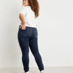 SAMOON Dames Jegging Lucy Blue Denim-50 10 SAMOON Dames Jegging Lucy Blue Denim-50 -Pantalonix Verkoopwinkel 962x1200 11