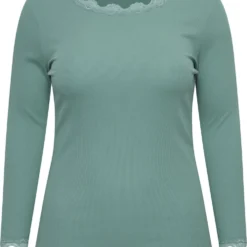 Fransa Plus Size Selection FPZAMOND TEE 1 Dames T-shirt - Maat 46/48