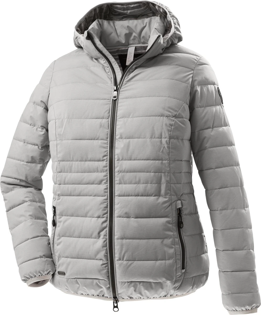 Killtec Dames Zomerjas STOY - Padded Zomerjas - Lichtgrijs - 38228 - Maat 50 3 Killtec Dames Zomerjas STOY - Padded Zomerjas - Lichtgrijs - 38228 - Maat 50