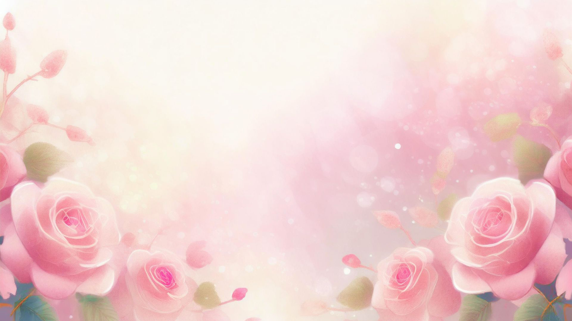 Pantalonix Verkoopwinkel -Pantalonix Verkoopwinkel Powerpoint Background Spring with Delicate Pink Roses by SlidesCorner.com Backgrounds and Wallpapers
